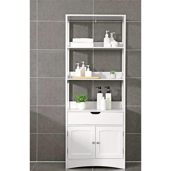 Winston Porter Gallenz Freestanding Bathroom Cabinet Wayfair